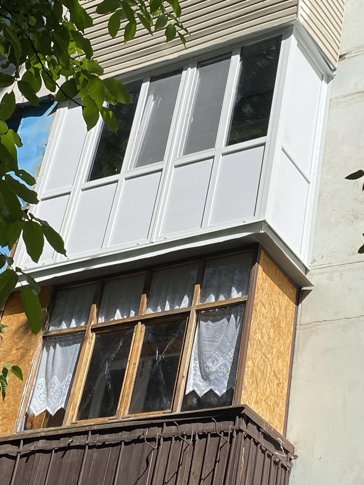 Балкон под ключ по программе єВідновлення
